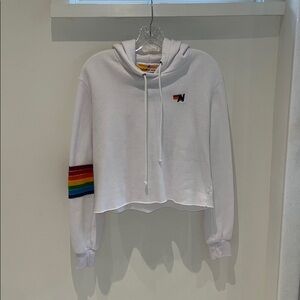 White Aviator Nation Sweatshirt